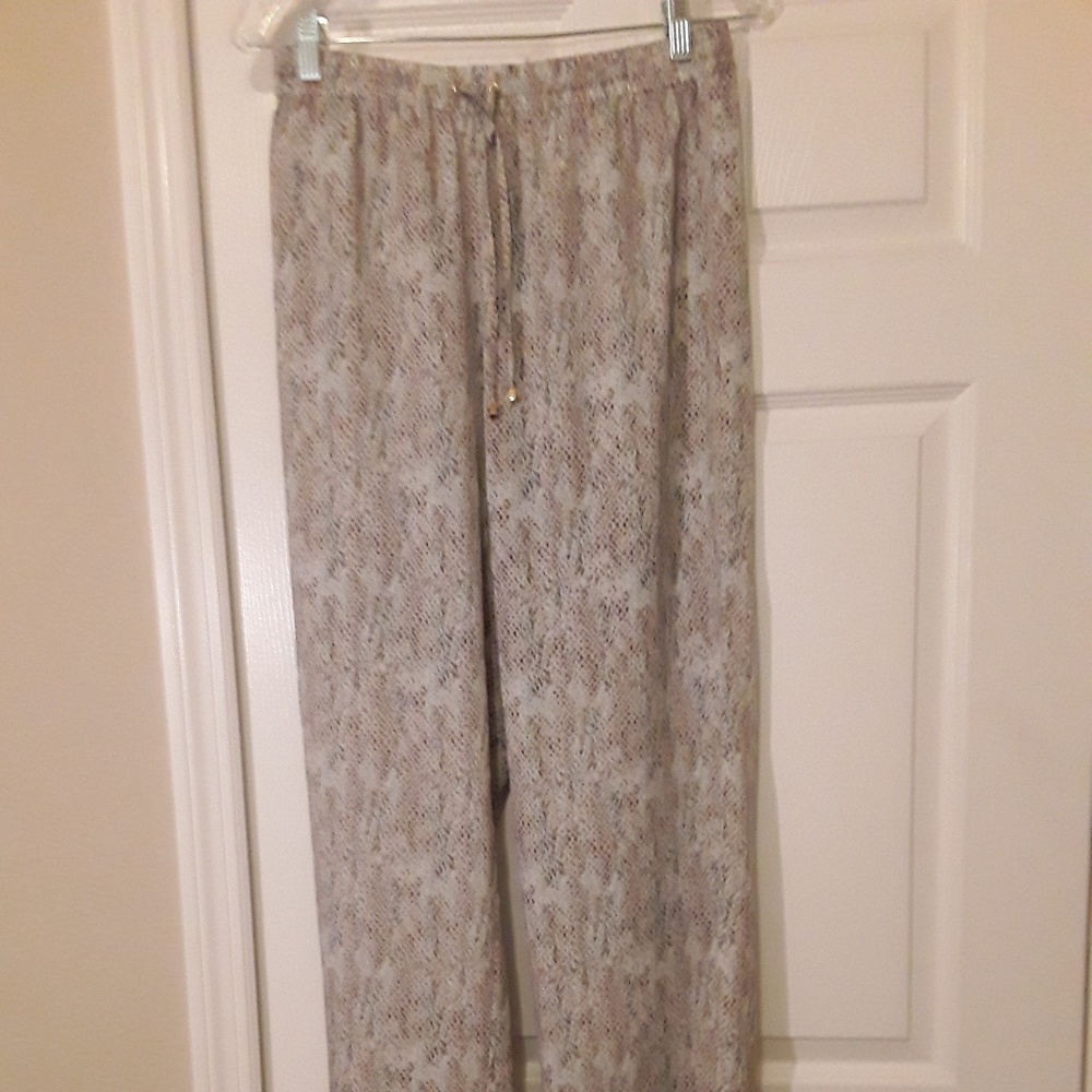 Calvin Klein silk beach pants